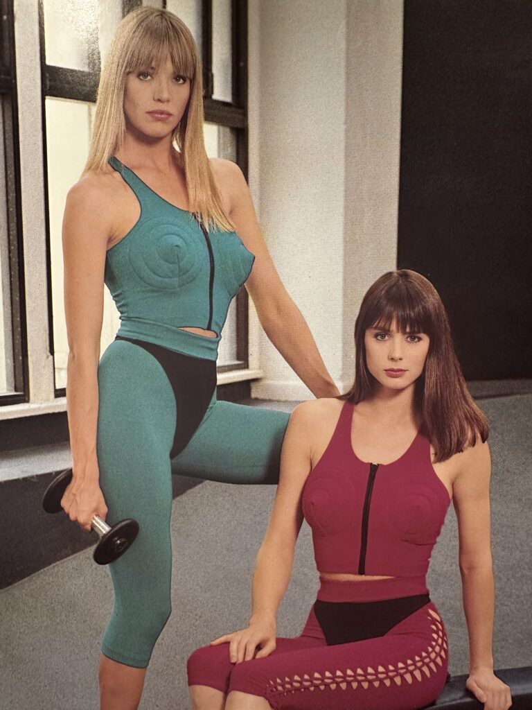 Original 1988 Carushka Cone-Silhouette Bodywear - Pre-dating 90s Pop Culture Trends - Architectural Fashion Archive"