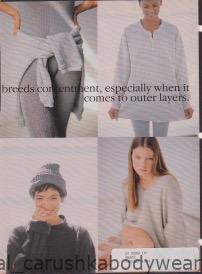 Fitness editorial from Shape Magazine, January 1994, featuring actress and model Amy Smart wearing Carushka bodywear.